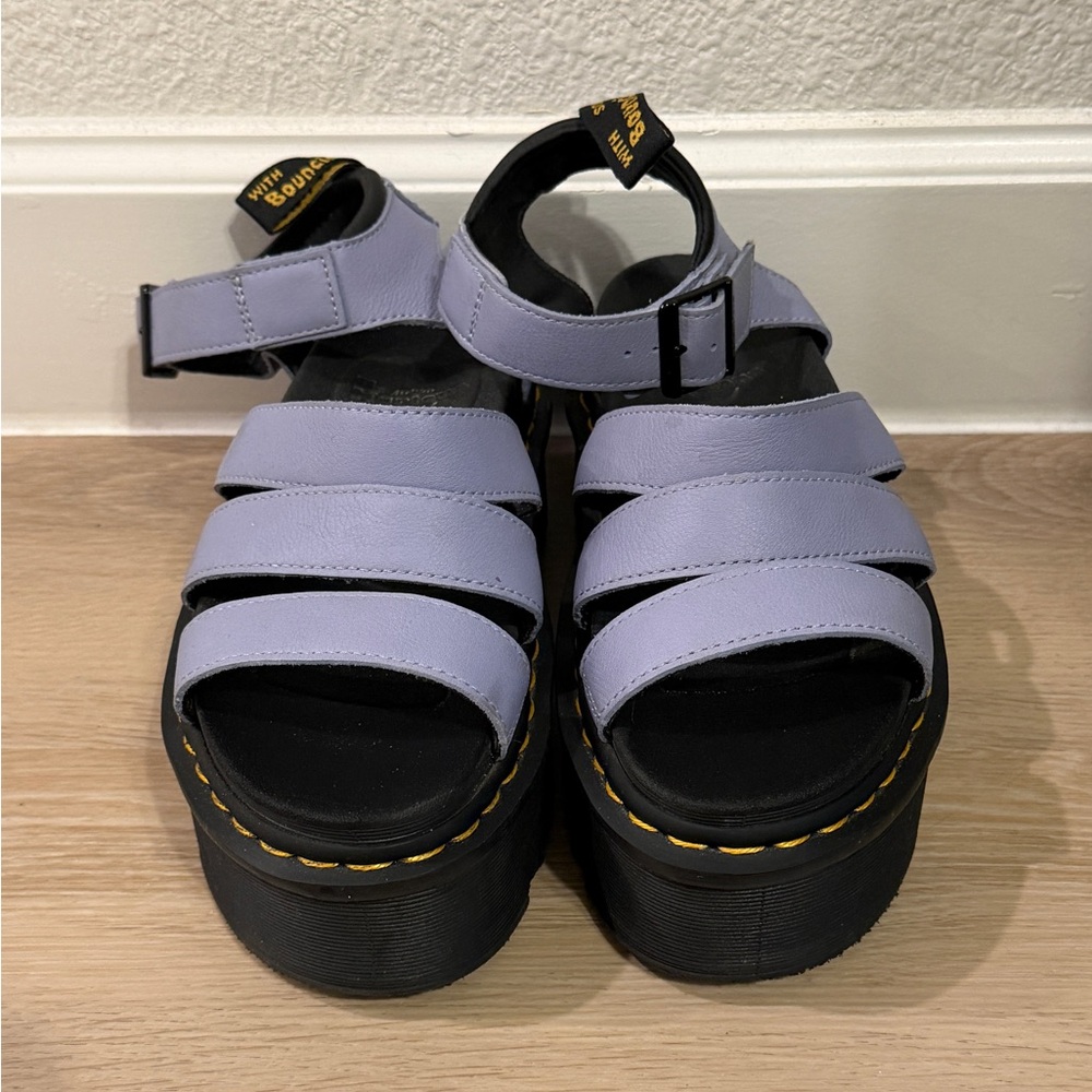 Dr. Martens Lavender Platform Sandals